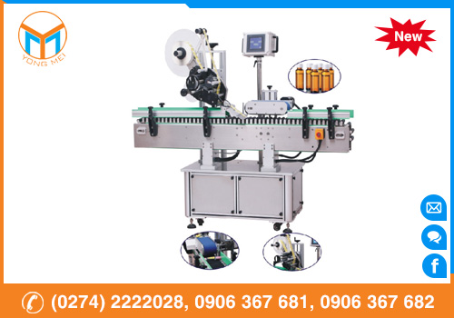 Máy Dán Nhãn Tự Động Chai Nằm Để Dán