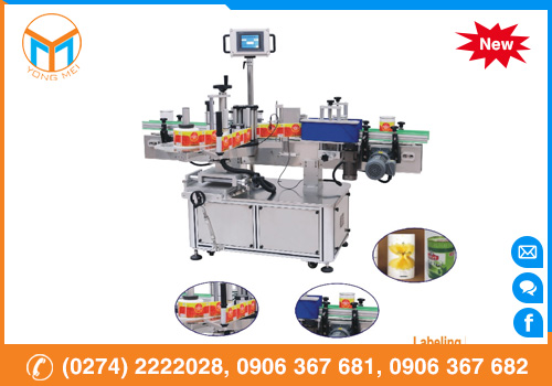 Máy Dán Nhãn Tự Động Mặt Tròn